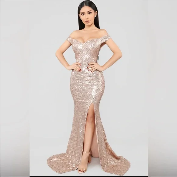 Dresses | Beautiful Rose Gold Formal Dress | Poshmark Dresses | Beautiful Rose Gold Formal Dress | Poshmark